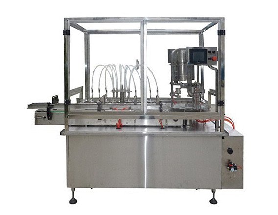 QGS-Z Linear liquid filling& capping machine
