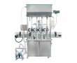 Automatic 4 Heads Peanut Butter Chocolate Cream Paste Hot Chili Sauce Filling Machine for Jam with Heater Mixer