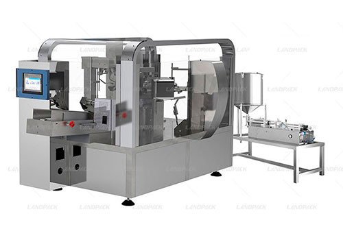 Машина для наполнения и запечатывания пакетиков со спиртосодержащими продуктами LD-8200LX / 8240LX / 8300LX