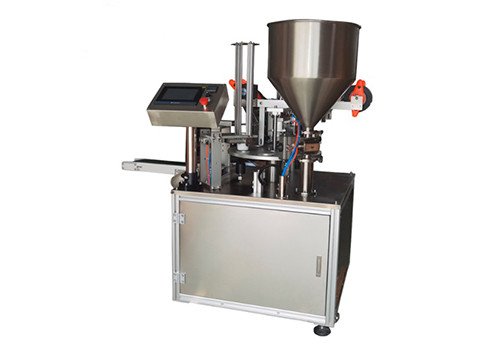 KIS-900 Rotary Cup Filling and Sealing Machine Roll Film