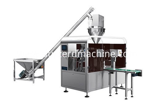 8 Stations Premade Bag Packing Machine For Powder ZD8-260