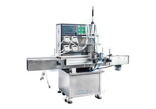 Automatic 4 Heads Syrup Peristaltic Pump Essential Oil Eyedrops Bottle Filler Liquid Filling Machine