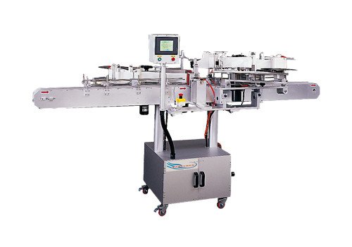 PML-520 Double Header Round Bottle and Fixed-Point Bottle Neck Labeling Machine