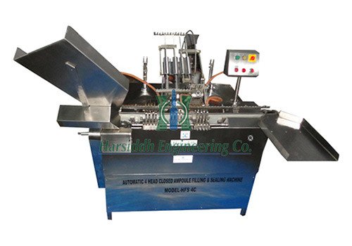 Four Head Closed Ampoule Filling and Sealing Machine HFS-4 C