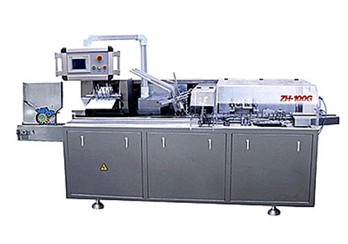 Автоматическая картонирующая машина DZH-100G для упаковки тюбиков
