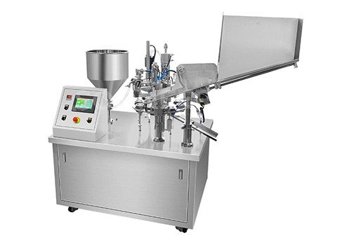 SF-09H Automatic Rotary Small Plastic Lip Gloss Tube Filling Sealing Machine