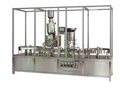 Automatic High Speed Injectable Powder filling with Vacuum Rubber Stoppering Machine AHPF -300S