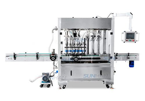Automatic 6 Heads Servo Motor Tomato Paste Liquid Piston Pump Shampoo Jam Hot Sauce Filling Machine