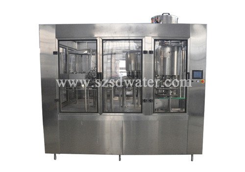 Моноблочная автоматическая машина CGF16-12-6 для розлива минеральной воды в бутылки из ПЭТ