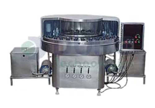 Semi Automatic Rotary Bottle Washing Machine
