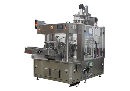 Rotary Packaging Machine with Screw Auger Filler HSY-RP08-200AF