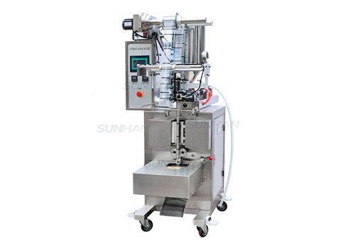 Automatic Bagged Ketchup Sauce Shampoo Liquid Paste Vertical Form Filling Back Side Sealing Machine VFFS Packaging Machine