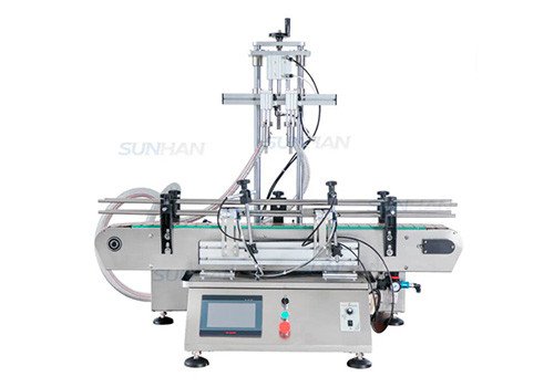 Automatic Compact Piston Pump Lotion Cosmetic Serum Liquid Detergent Fabric Softener Filling Machinery