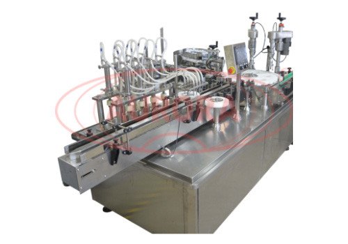 Washing, Bottling, Capping and Labeling Line "Master" for alcoholic tinctures 