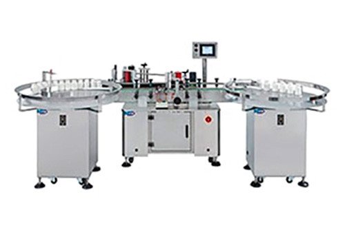 Automatic Round Bottle Labeler with Rotary Table NLR-430+NLT-800