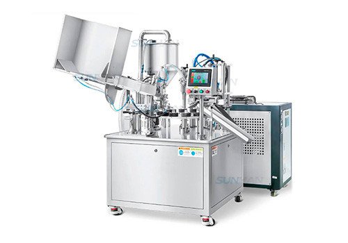 Piston Pump Facial Cleanser Ointment Plastic Squeezable Soft Tube Filling Sealing Machine