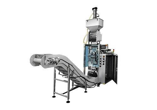 Автоматическая малопроизводительная вертикальная многоканальная машина SF-420AYY для упаковки соуса и жидкого желе в стик-паки