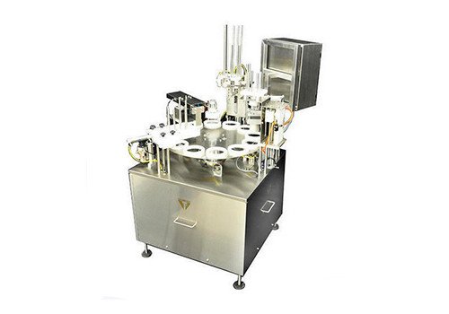 Rotary Cup Filling and Sealing Machine for Juice, Water, Sauce, Oil, Cream, Sauce