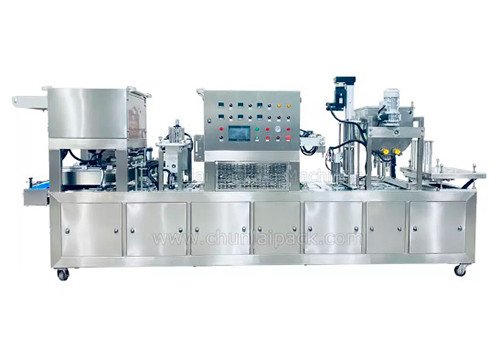 BG60A-2C Inline Type Cheese Cup Filling and Sealing Machine