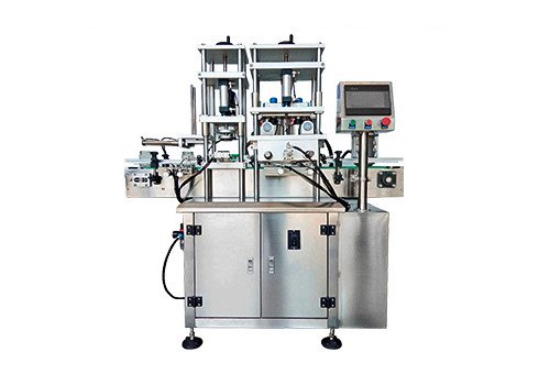 Link-4100A Automatic Double Head Air Bag Type Vacuum Capping Machine