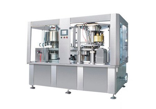 Автоматическая машина для розлива газированных напитков в банки с последующей укупоркой (DYGZ18-18-4)
