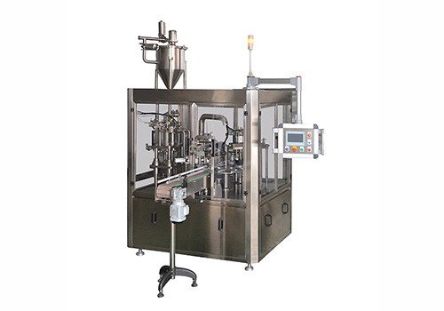 Rotary Cup Filling and Sealing Machine for Dual Cups