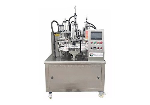 KIS-900 Автоматическая ротационная машина для наполнения и запечатывания стаканчиков для йогуртового варенья