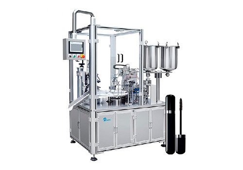 JR-02 M L Semi-Auto Rotary Type Mascara Lipgloss Filling Machine