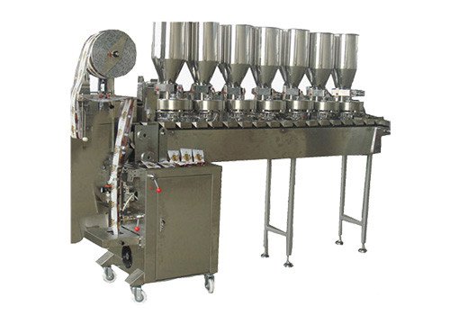 Автоматическая машина для упаковки многокомпонентной гранулированной продукции JD-7KB