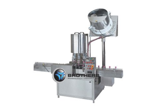 Automatic Four Head Pick and Place Bottle Screw Capping Machine CAPSEAL-80SRPN