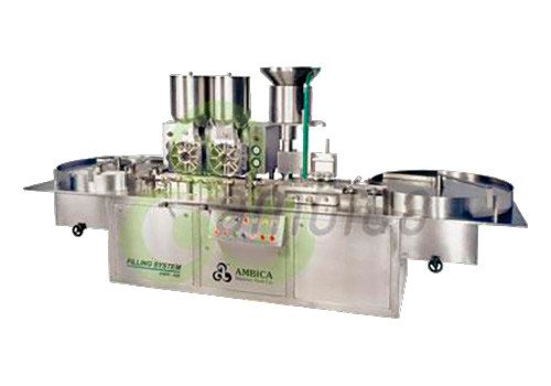 Автоматическая высокоскоростная машина AHPF-400 для рассыпки инъекционных порошков и укупоривания резиновыми пробками