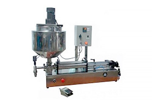 YX-HT-02 Semi-Automatic Piston Liquid Mixing Filling Machine with Heating Function