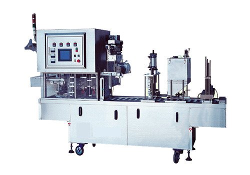 Полностью автоматическая машина GL-11204B для наполнения и укупорки стаканчиков