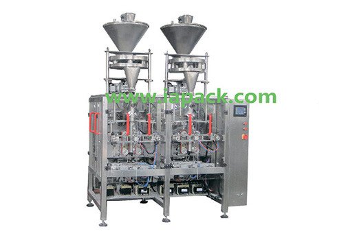 ZVF-200SS Double Line Automatic Vertical Bagging Filling Machine 