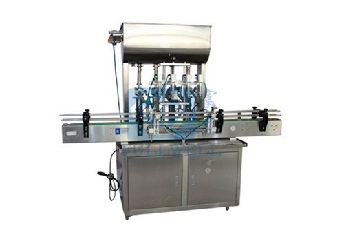 Автоматическая машина для фасовки пасты с 4-мя соплами CE-1000L/GCGA-4