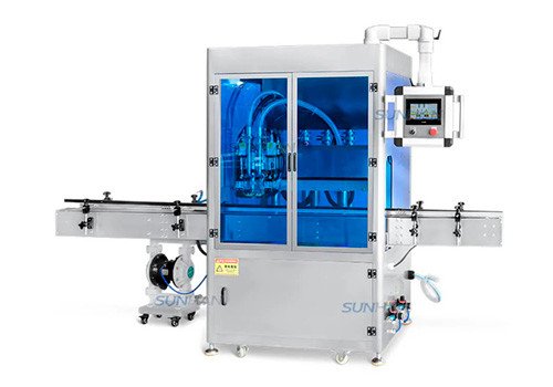 Automatic Servo Motor Double Heads Hair Cream Sprayer Liquid Soap Car Cleaner Dish Detergent Lotion Bottle Tracking Filling Machine