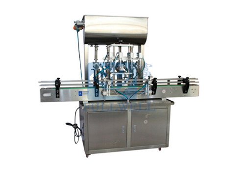 Автоматическая машина для фасовки пасты с 4-мя соплами CE-5000L/GCGA-4
