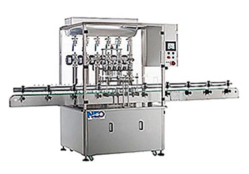 Automatic Piston Liquid Filler with Safety Cover NFP-565