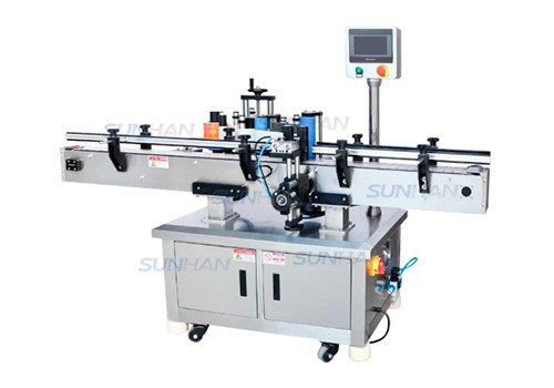 SH-TB260R Automatic Self-adhesive Sticker Shampoo Perfume Plastic Round Bottle Tin Can Jar Labeling Machine