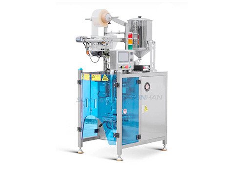 Automatic Tomato Paste Ketchup Packet Sachet Hot Sauce Bagged Shampoo Filling Sealing Machine VFFS Packaging Machine