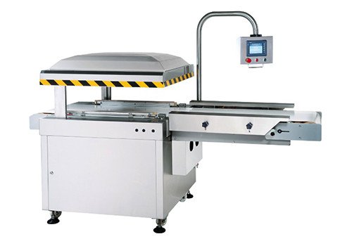 Automatic In Line Belt Type Vacuum Packaging Machine J-V033LCA
