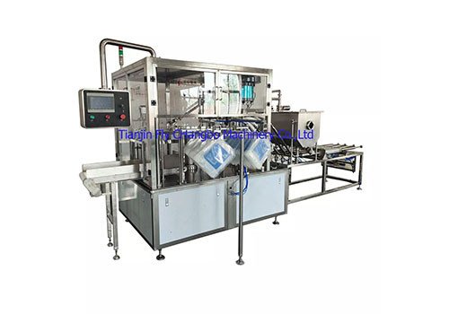 Automatic rotatory fill machinery particularly for liquids to stand bag CB-2000B