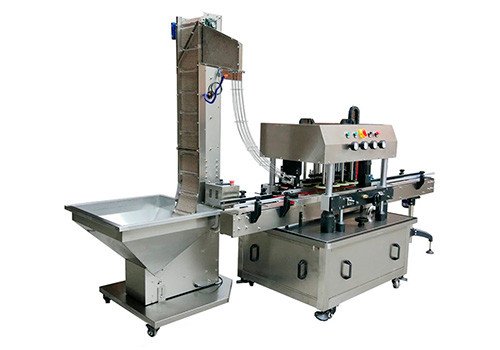 Automatic 8-wheels Capping Machine with Cap Feeder