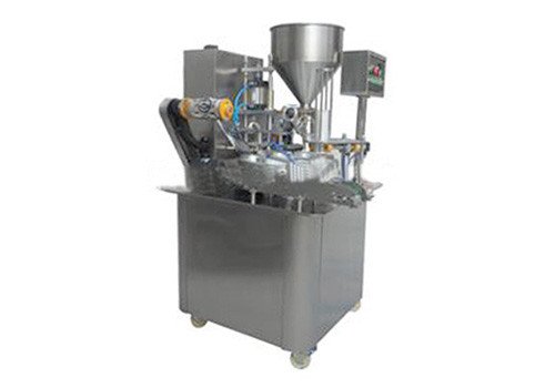 Automatic Rotary Cup Filling and Sealing Machine