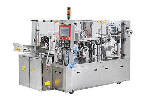 Fully automatic premade pouch-packaging machine (Double Bags) DC-820 