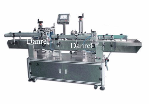 DR206 High Speed Oval Glass Bottle Automatic Double Heads Labeling Machine