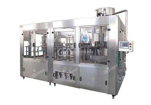 Carbonated Gas Soft Drink In Glass Bottle Filling Machine DXGF32-32-8