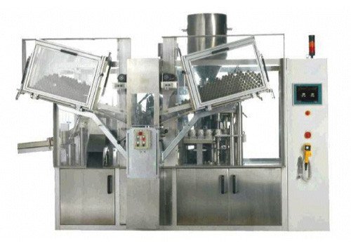 Автоматический моноблок (9000 в час) фасовки пластиковых туб «Мастер» МЗ-400ЕД