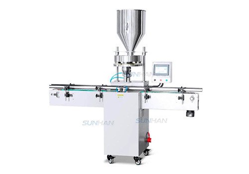 Automatic Single Head Herb Seasoning Candy Granule Coffee Bean Bath Salt Grain Measuring Cup Bottle Filling Machine
