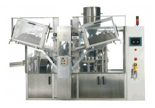 Автоматический моноблок (9000 в час) фасовки алюминиевых туб «Мастер» МЗ-400ЕД